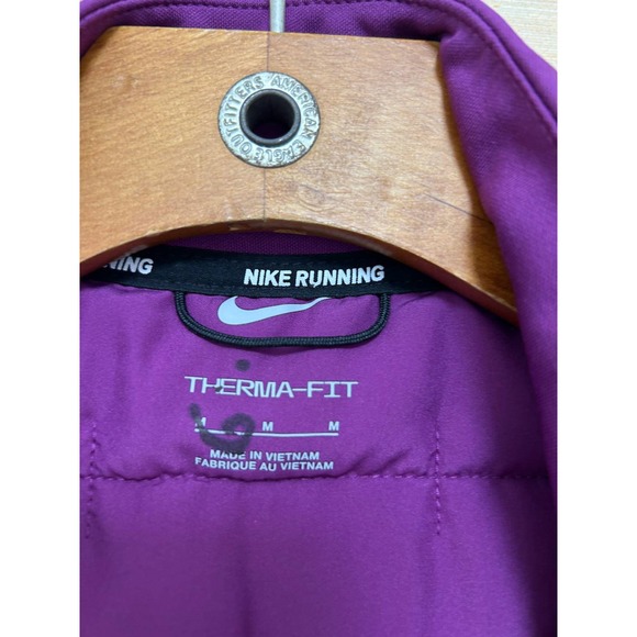 Nike Running Therma-FIT Vest Purple Puffer Sleeveless Jacket Women's Medium‎ - Picture 3 of 4